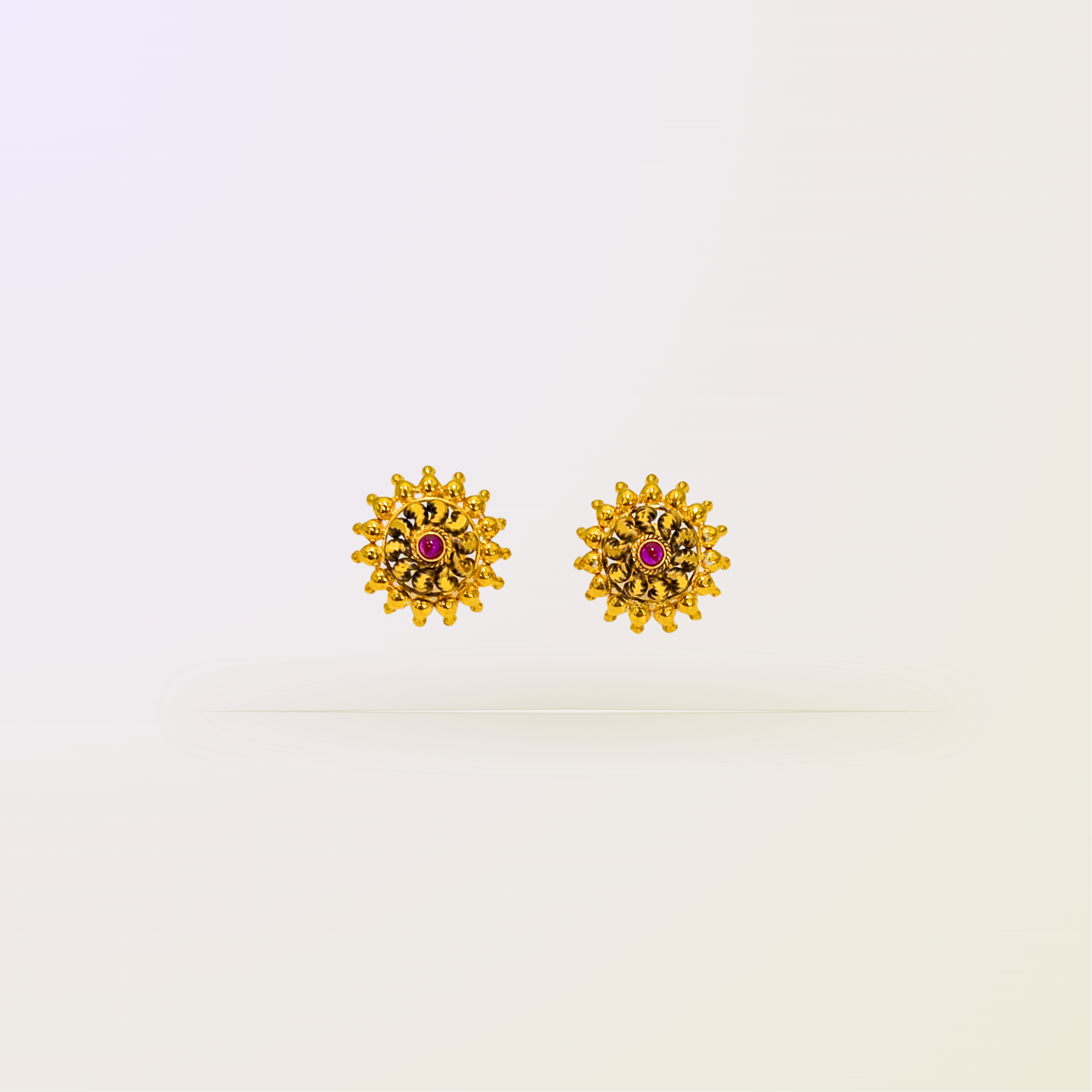 Adrika Antique Gold Earrings