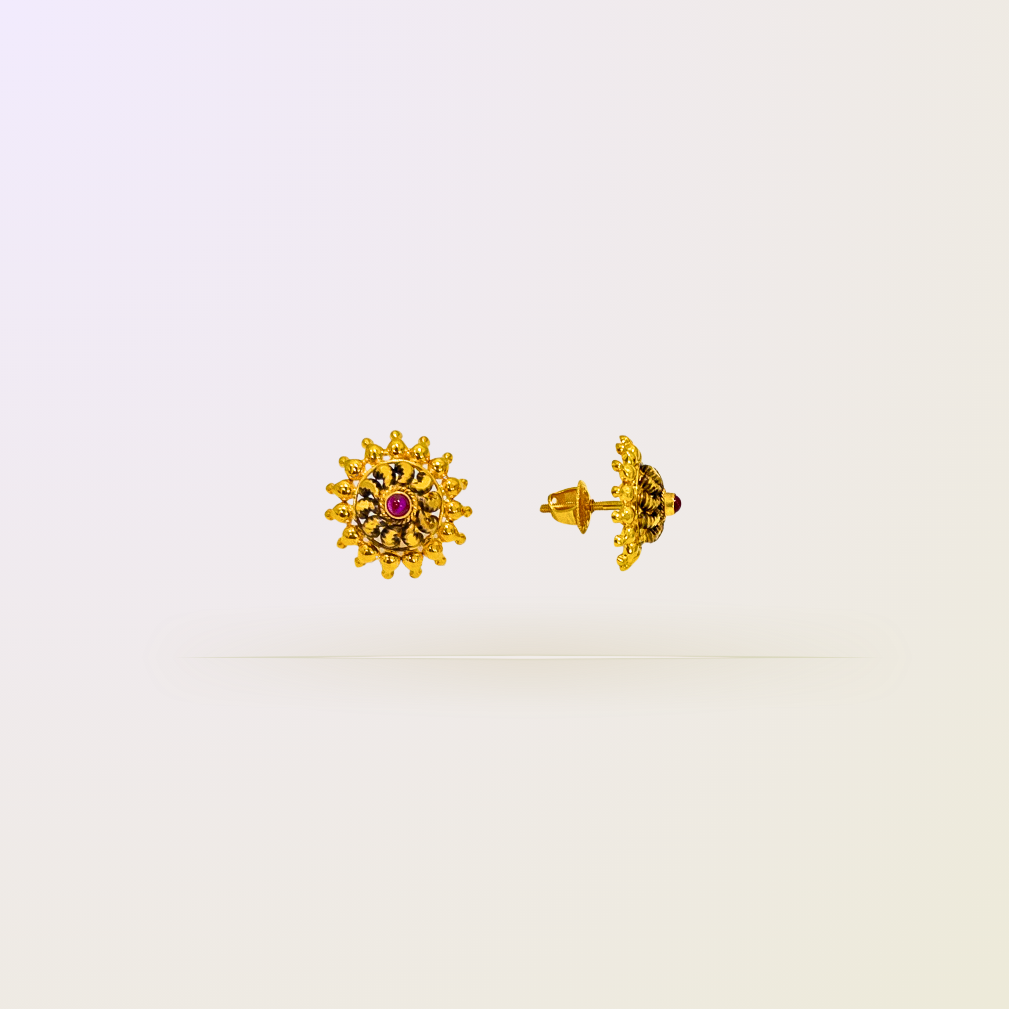 Adrika Antique Gold Earrings