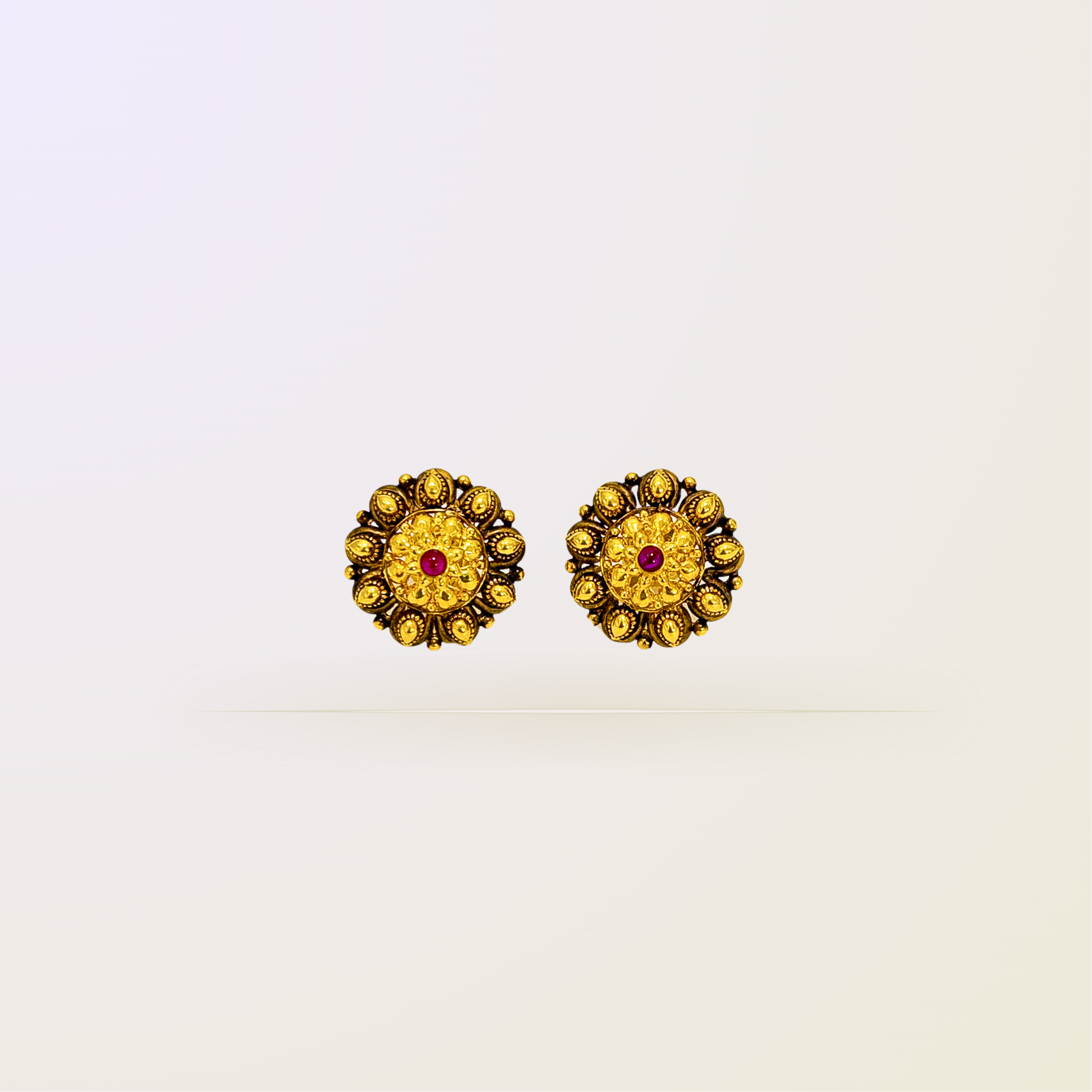 Adya Antique Gold Earrings