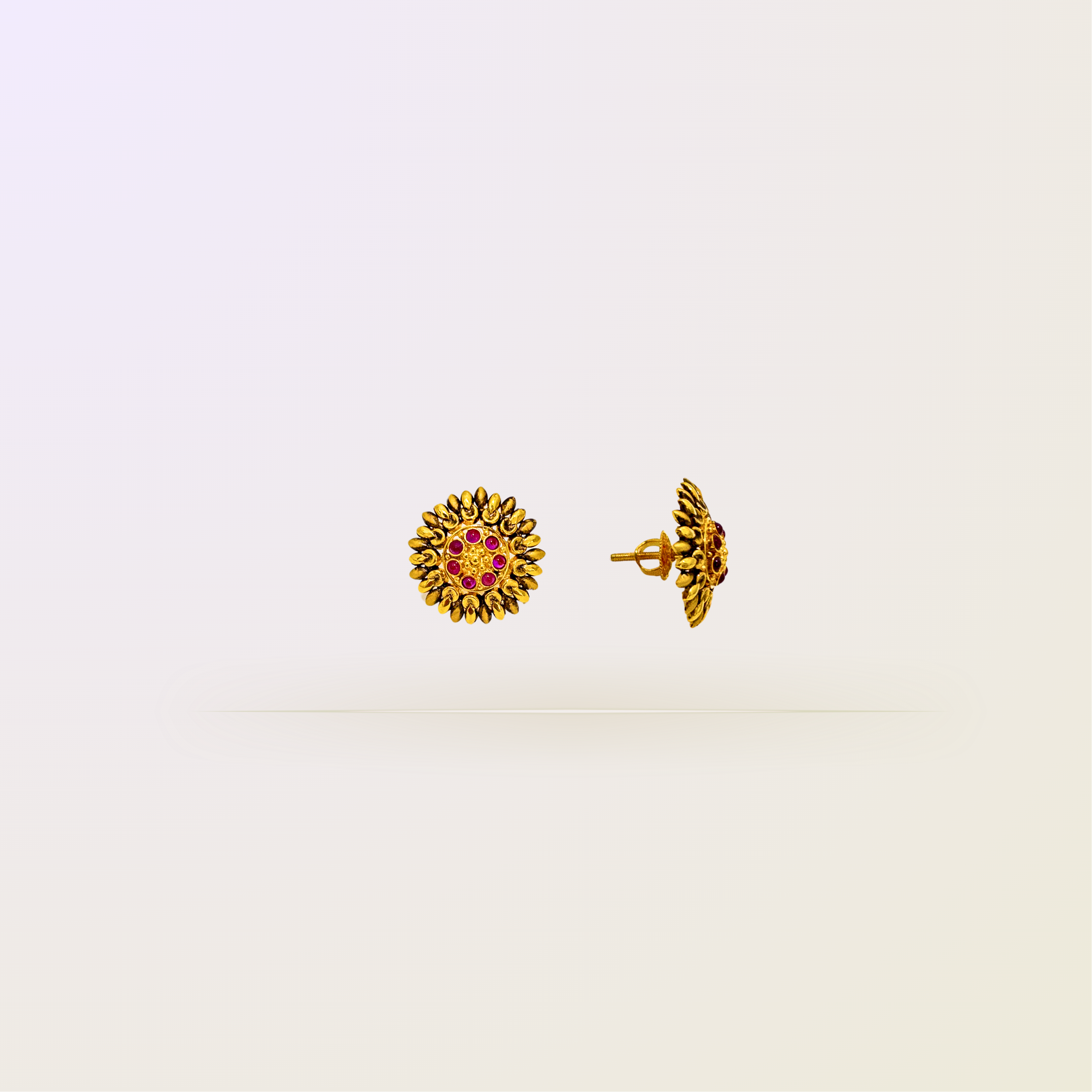 Ahana Antique Gold Earrings