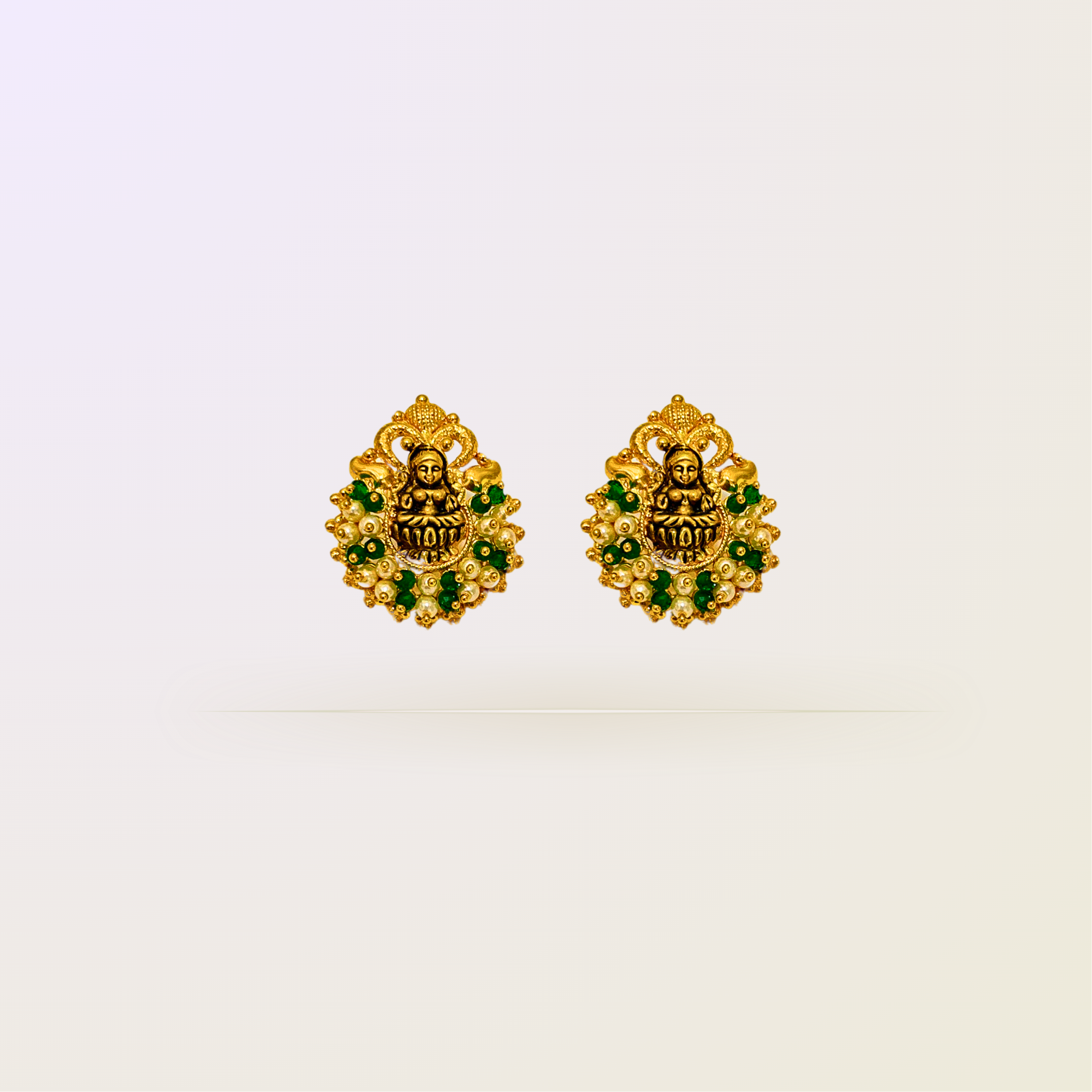 Aria Antique Gold Earrings