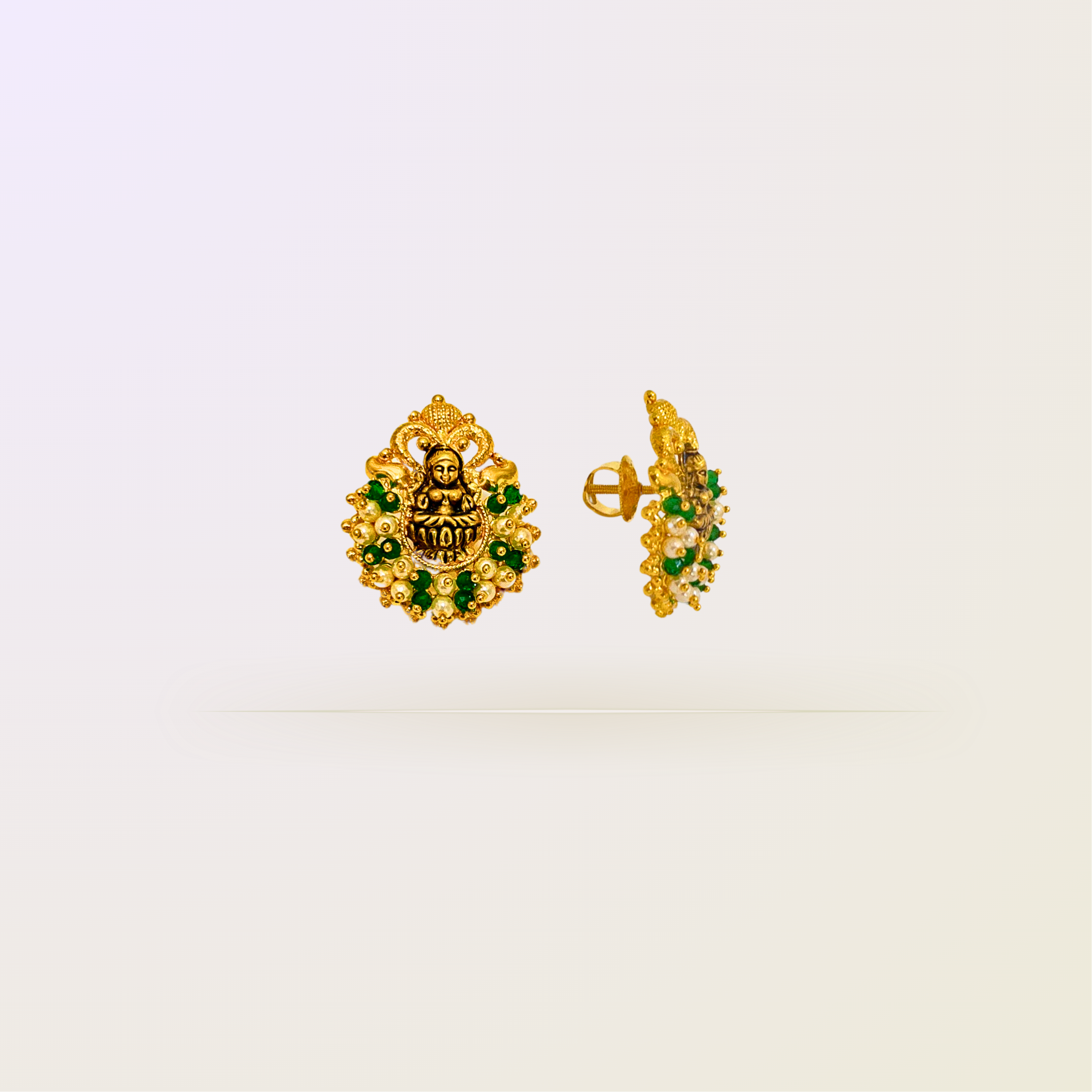 Aria Antique Gold Earrings