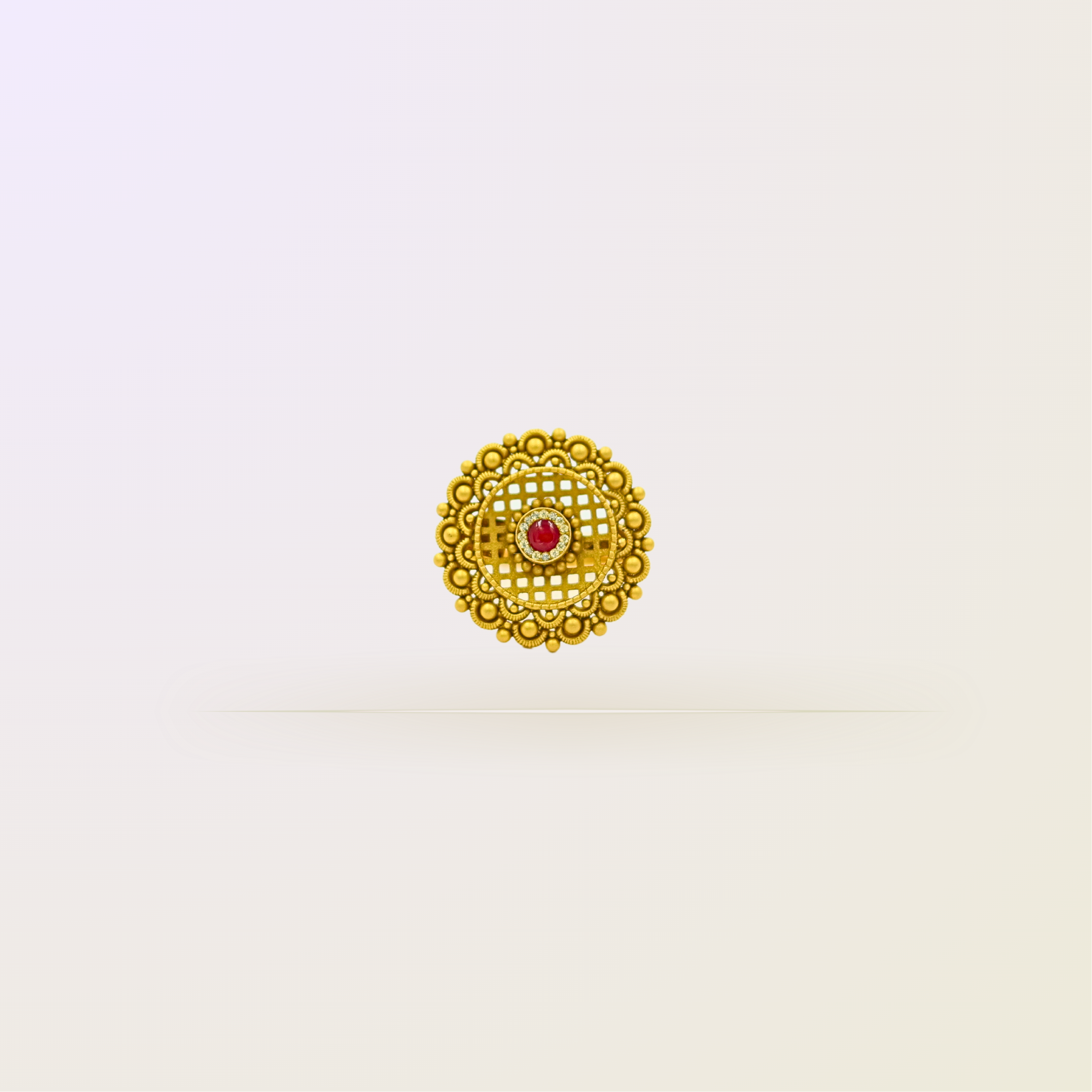 Chhaya Gold Cocktail Ring