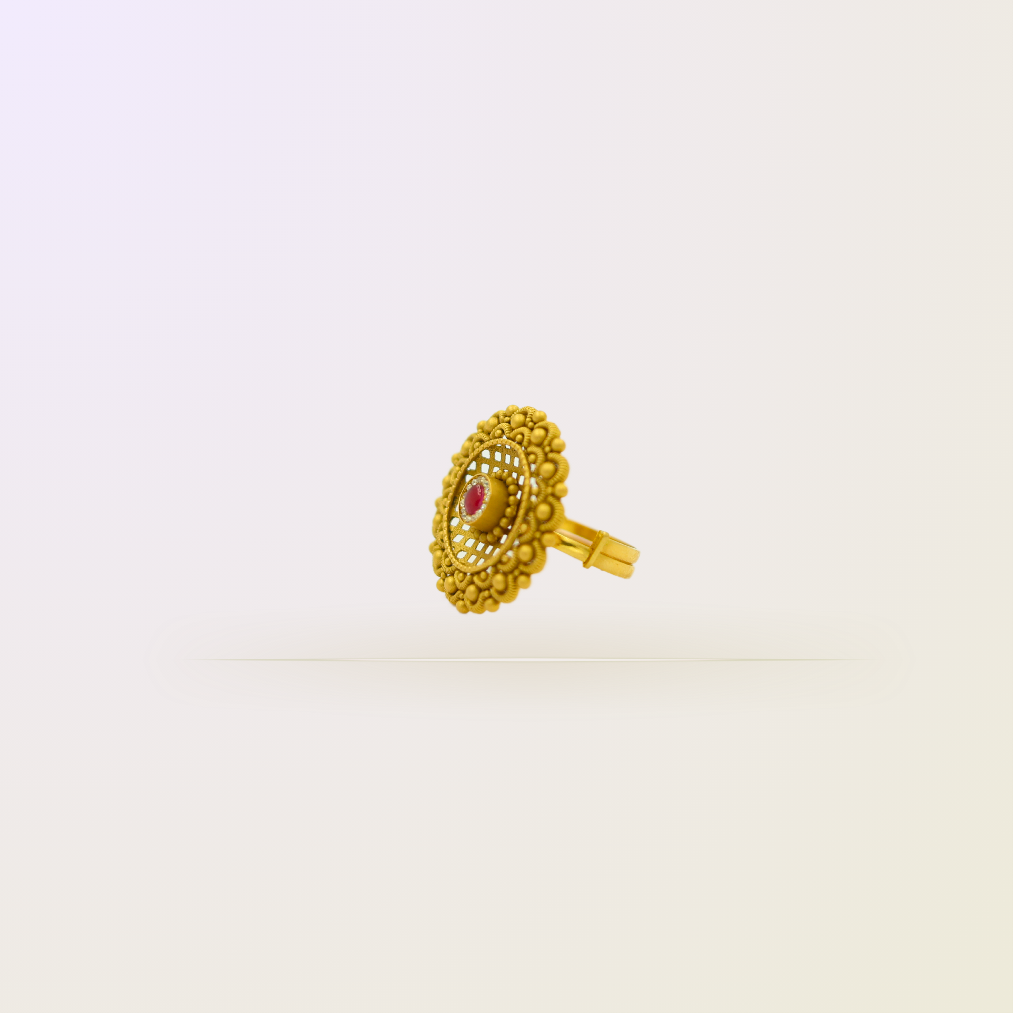 Chhaya Gold Cocktail Ring