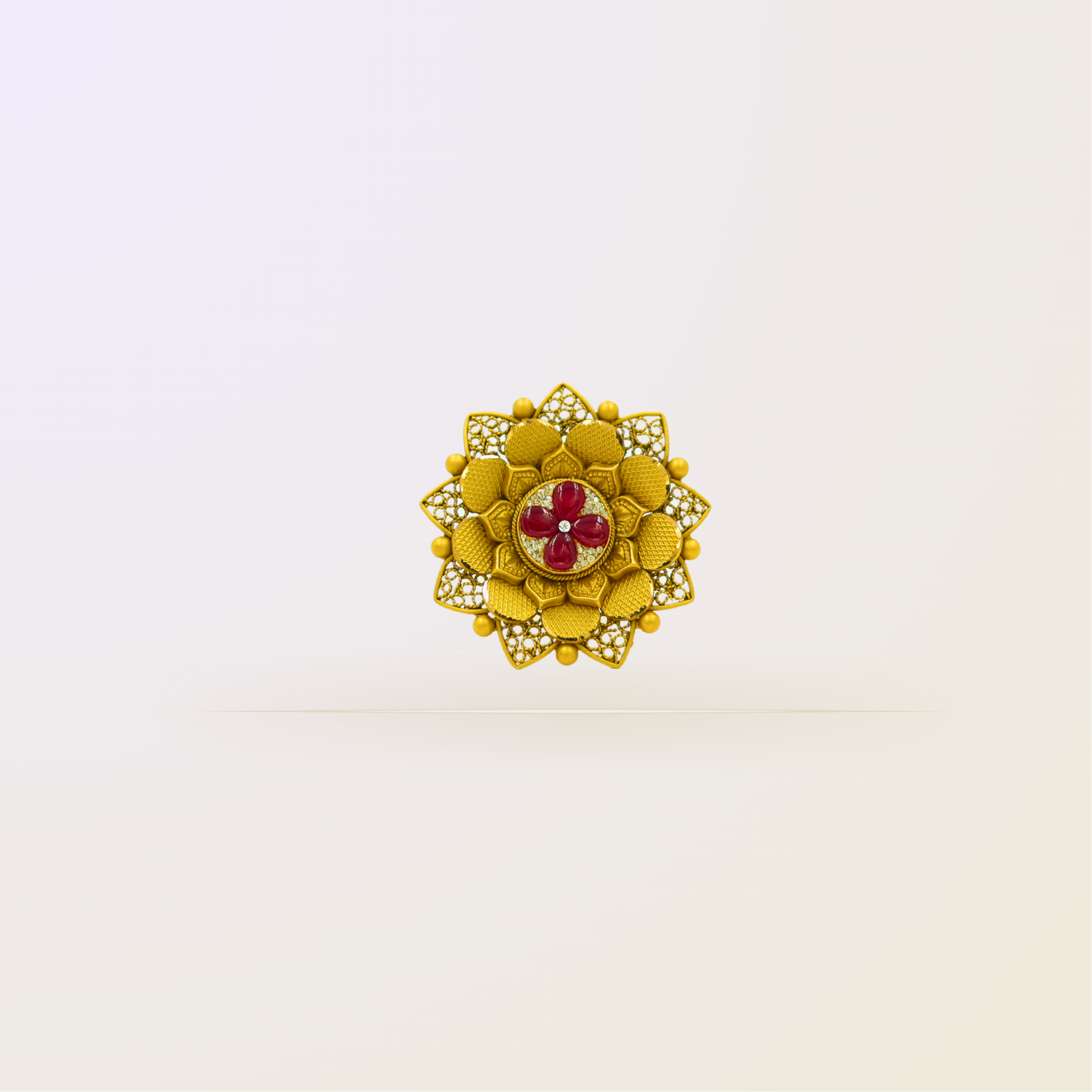 Divya Gold Cocktail Ring