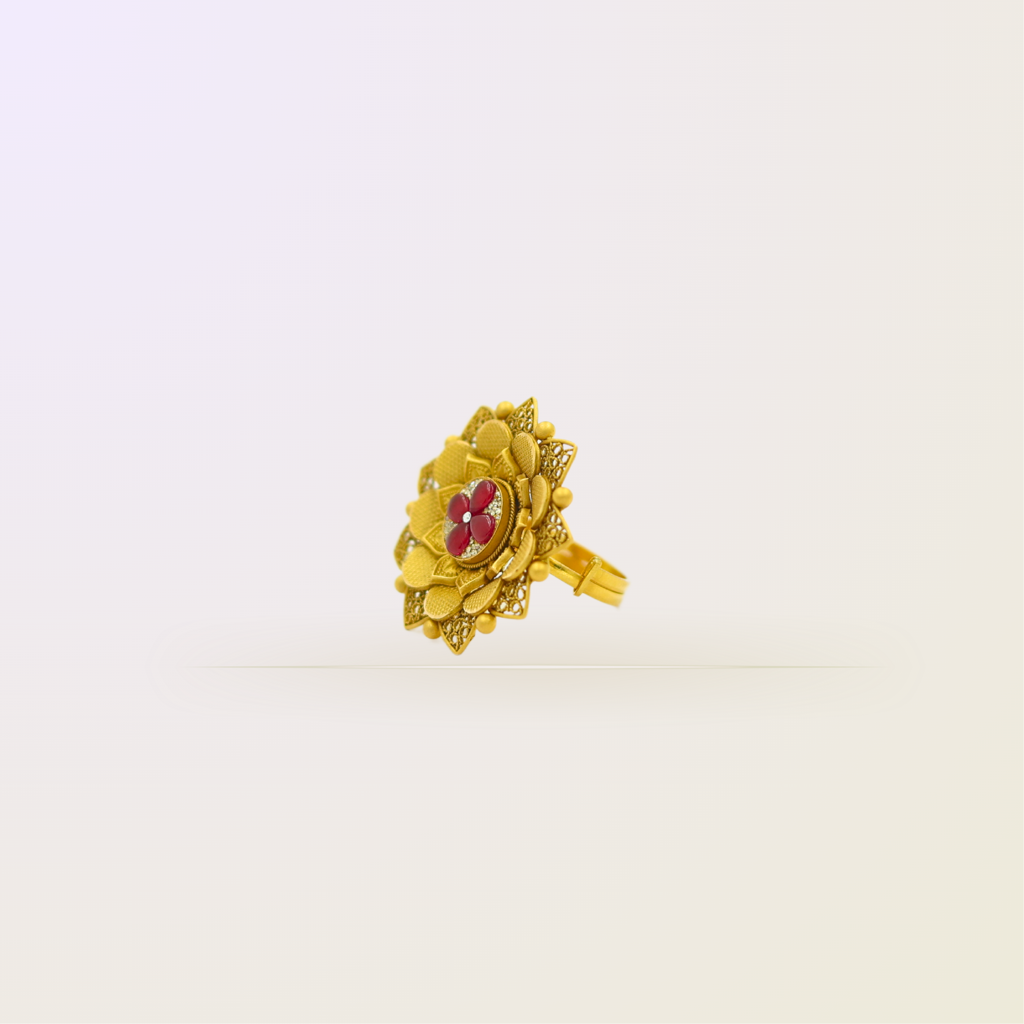Divya Gold Cocktail Ring