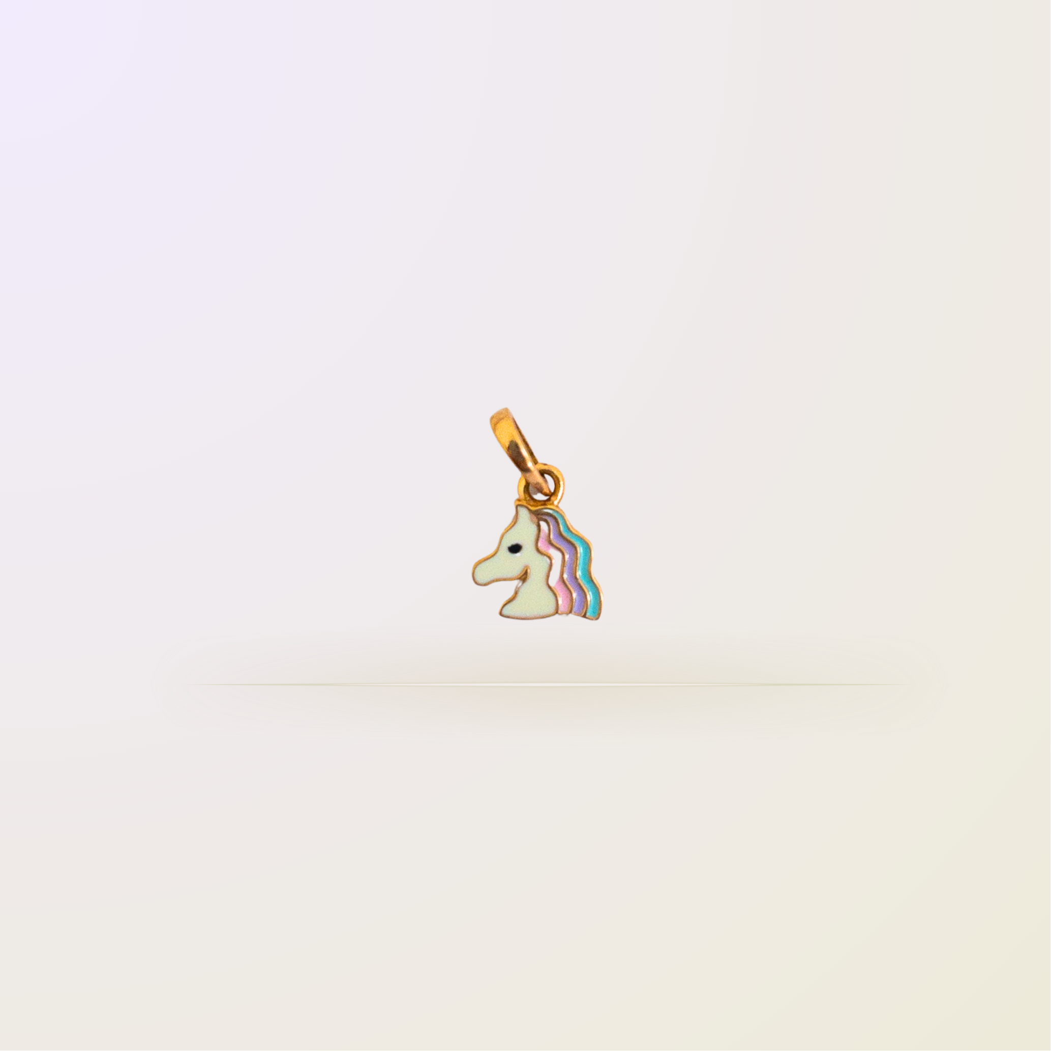 Pony Gold Kids Pendant